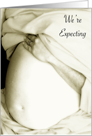 We’re Expecting, Ivory Belly Bulge card