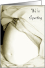 We’re Expecting, Ivory Belly Bulge card