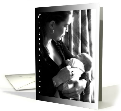 Congratulations Mother and Child card (667503)