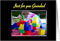 Grandad Just for You Look What I Built card