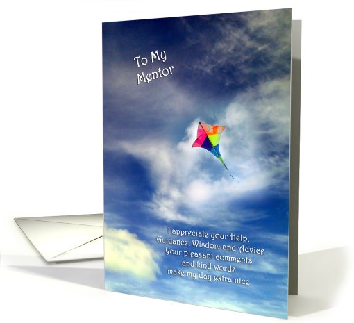To My Mentor Thank You card (676085)