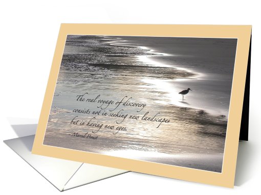 Shorebird - Proust quote card (130443)