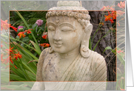 Garden Buddha card