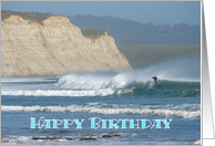 Happy Birthday - surfer card