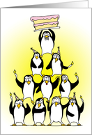 Birthday Penguins! card