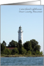 Cana Island Lighthouse - Door County, Wisconsin card