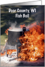 Door County, Wisconsin - Fish Boil card