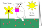 Happy Easter to My Nephew - Easter Bunny card