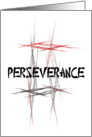 Martial Arts Tenet - Perseverance - Motivational card