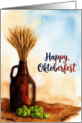 Rustic Oktoberfest Wishes card