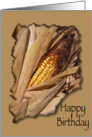 Happy Birthday - Thanksgiving card