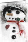 Mr. Snowman Season’s Greetings card