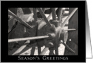 Season’s Greetings - Old Fashioned Wagon Wheel card