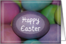 Happy Easter - Colored Easter Eggs card