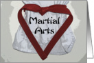 Martial Arts Valentine’s Day card