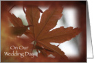 On Our Wedding Day - Fall Japanese Maple card