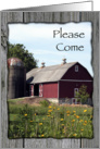 Country Hoedown Party Invitation card