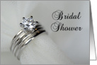 Bridal Shower - Wedding Rings card