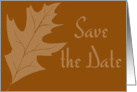 Save the Date - Autumn Wedding card
