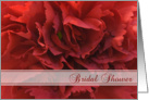 Bridal Shower Invitation Red Floral card