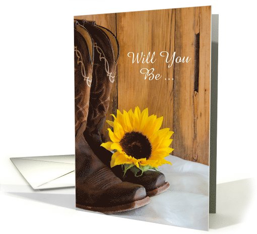 Be My Bridesmaid,Country Sunflower and Cowboy... (1008943)