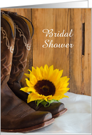 Bridal Shower Invitation,Yellow Country Sunflower,Custom Personalize card