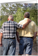 Thinking of You - Adult Father and Son card