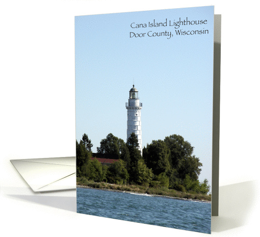 Cana Island Lighthouse - Door County, Wisconsin card (143591)
