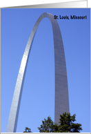 St. Louis, Missouri - Arch card