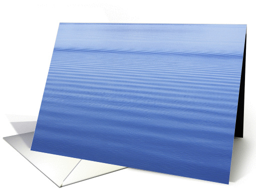 Blank Note Cards - Blue Water Ripples card (165724)