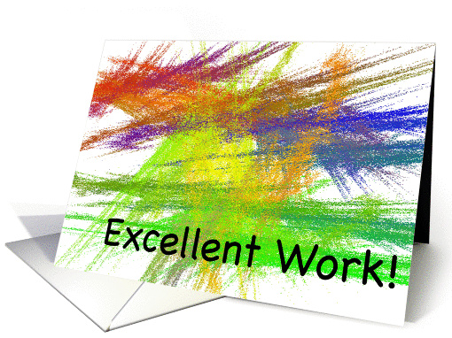 Teacher Note Card - Excellent Work card (166989)