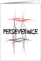 Martial Arts Tenet - Perseverance - Motivational card