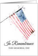 Happy Memorial Day American Flag