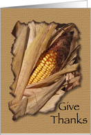Happy Thanksgiving - Give Thanks card