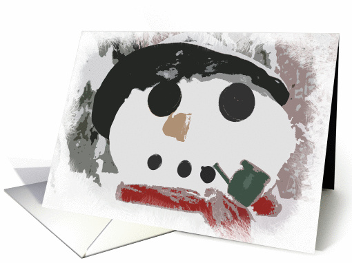 Snowman - Blank Note card (240803)