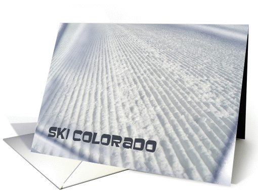 Ski Colorado - Groomed Trail card (241704)