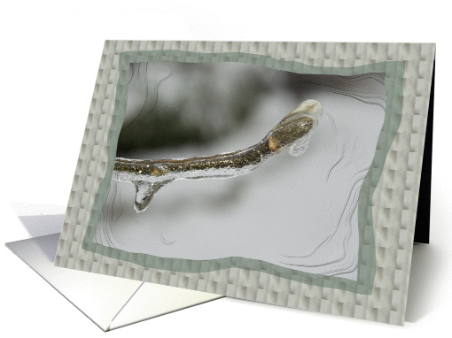 Icy Magnolia - Blank Note card (242402)