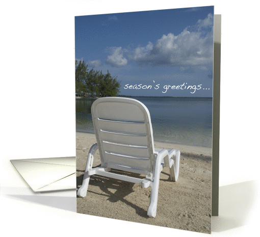 Season's Greetings from the Beach card (253895)