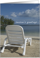 Season’s Greetings from the Beach card