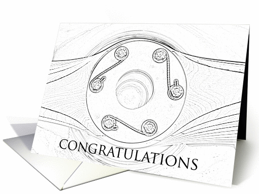 Congratulations on Earning your Pilot's License card (323464)