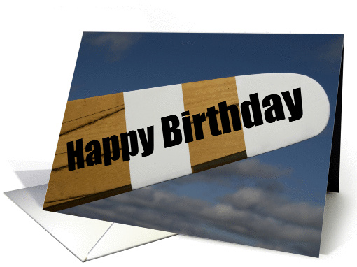 Happy Birthday - Pilot card (323480)