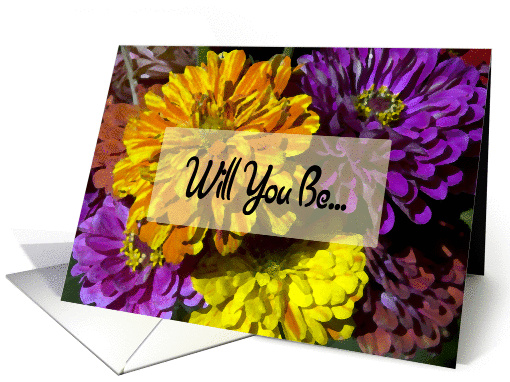 Will You Be My Flowergirl? - Flower Bouquet card (323945)