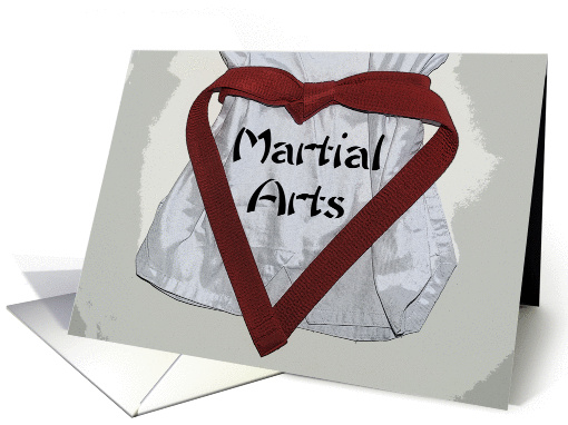 Martial Arts Valentine's Day card (341857)
