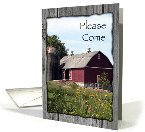 Country Hoedown Party Invitation card (406721)