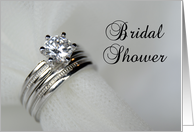 Bridal Shower - Wedding Rings card