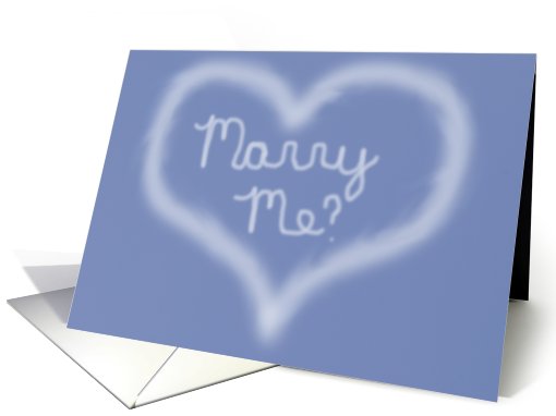 Marry Me Skywriting card (428017)