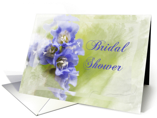 Bridal Shower Invitation- Little Purple Flowers card (444645)