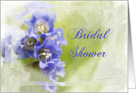 Bridal Shower Invitation- Little Purple Flowers card