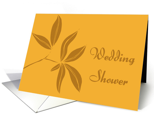 Autumn Leaves Wedding Shower Invitation card (453887)
