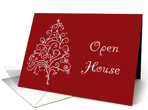 Holiday Open House Invitation card (481992)